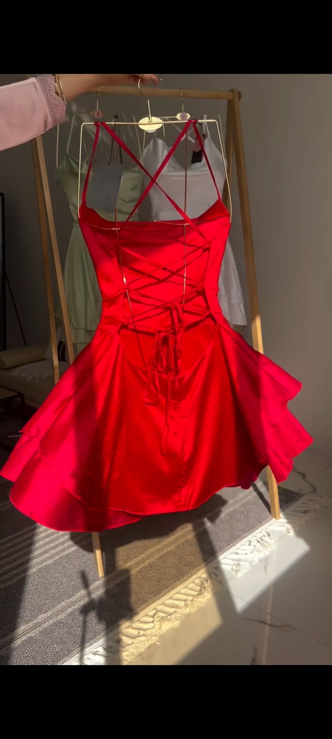 Robe princesse satin